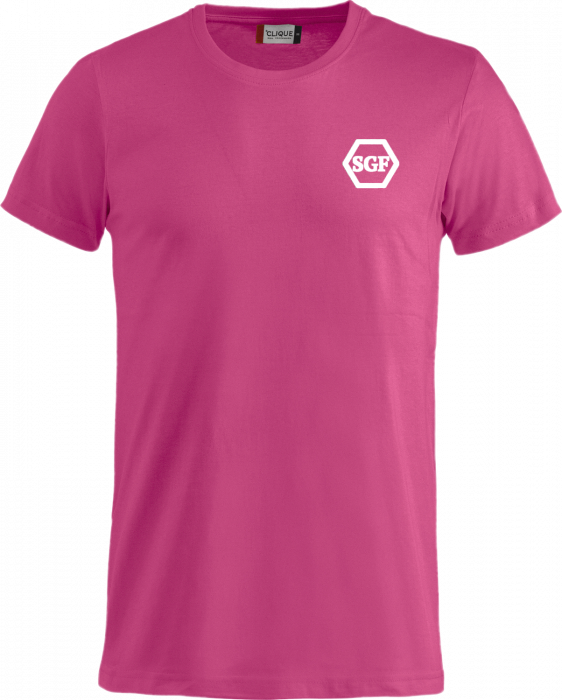 Clique - Stige Gf Cotton T-Shirt Adutls - Lys Cerise