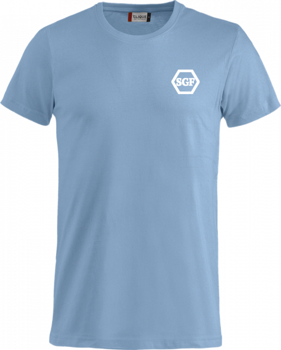 Clique - Stige Gf Cotton T-Shirt Adutls - Light blue