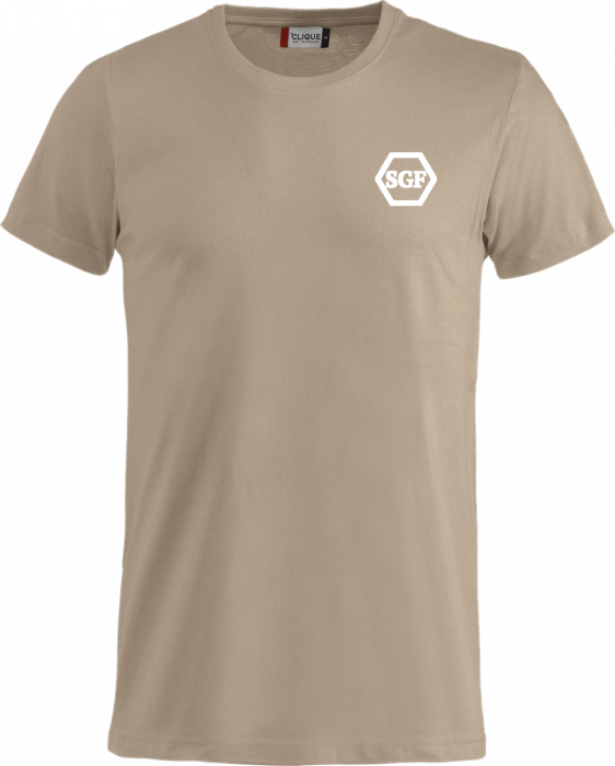 Clique - Stige Gf Cotton T-Shirt Adutls - Caffe Latte