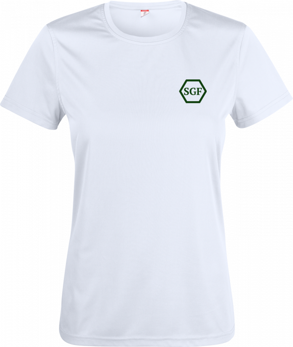 Clique - Active Sports T-Shirt Polyester Woman - Branco
