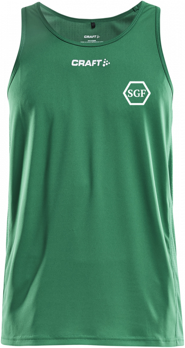 Craft - Rush Singlet Youth - Groen & wit