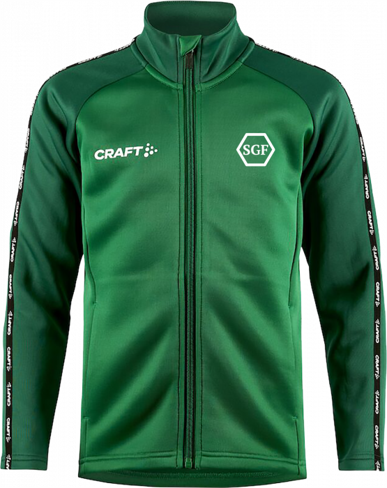 Craft - Squad 2.0 Full Zip Jr - Team Green & ivy
