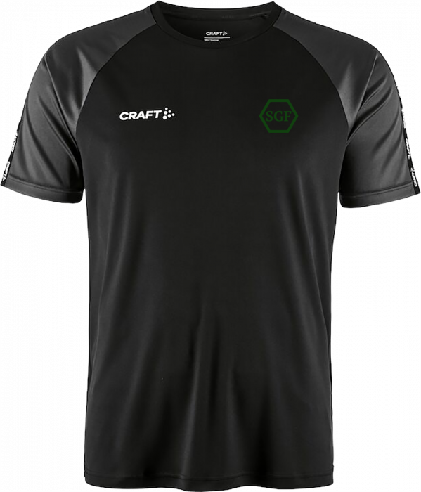 Craft - Squad 2.0 Contrast Jersey - Preto & grante