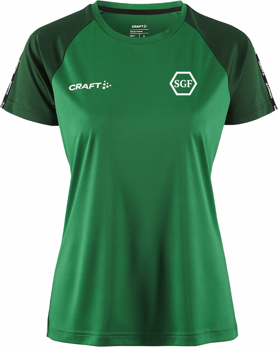 Craft - Stige Gymnastik Klub T-Shirt Dame - Team Green & ivy