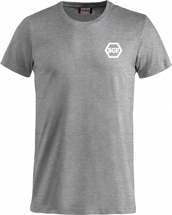 Clique - Stige Gf Cotton T-Shirt Adutls - Grey