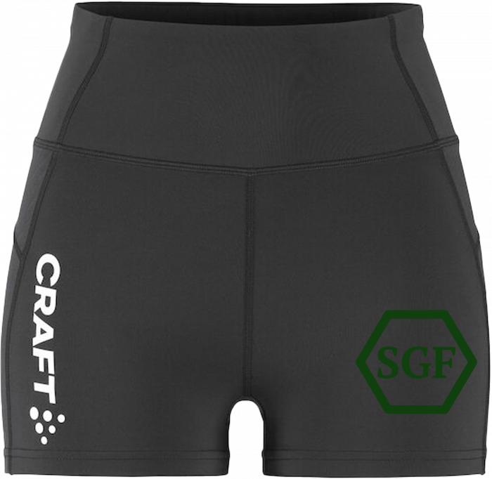 Craft - Stige Gymnastik Hot Pant Women - Preto